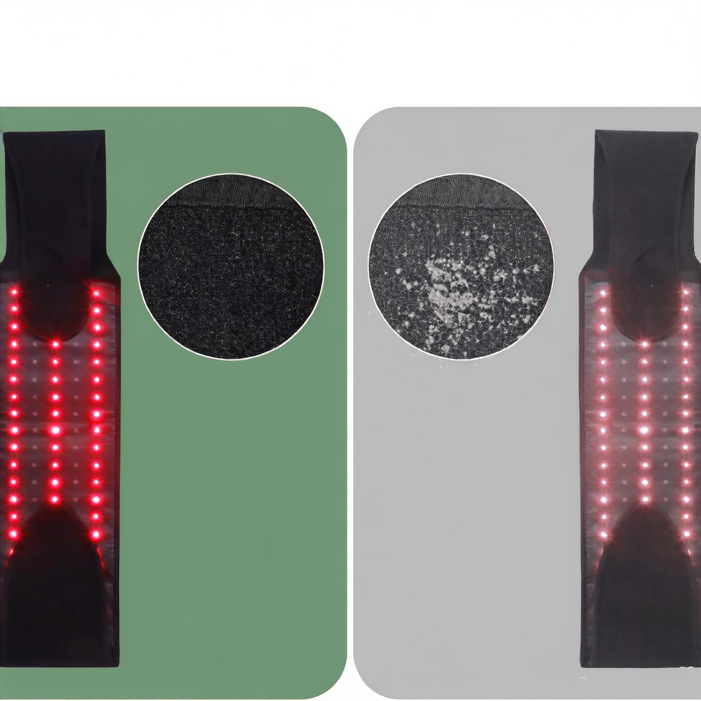 Red heating massage belt