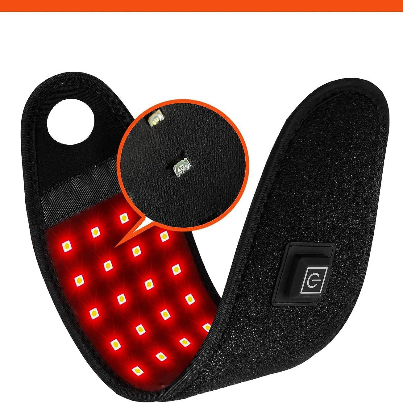 Red light therapy wristband