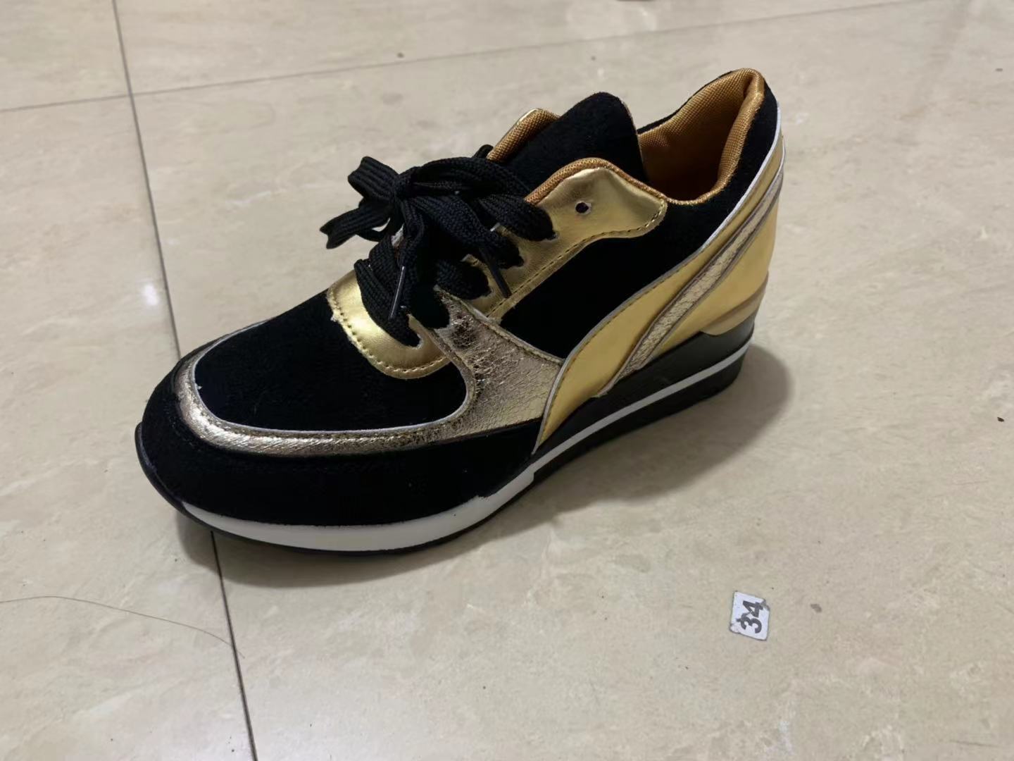 Womens Thick-Soled Casual Shoes with Wedge Heel