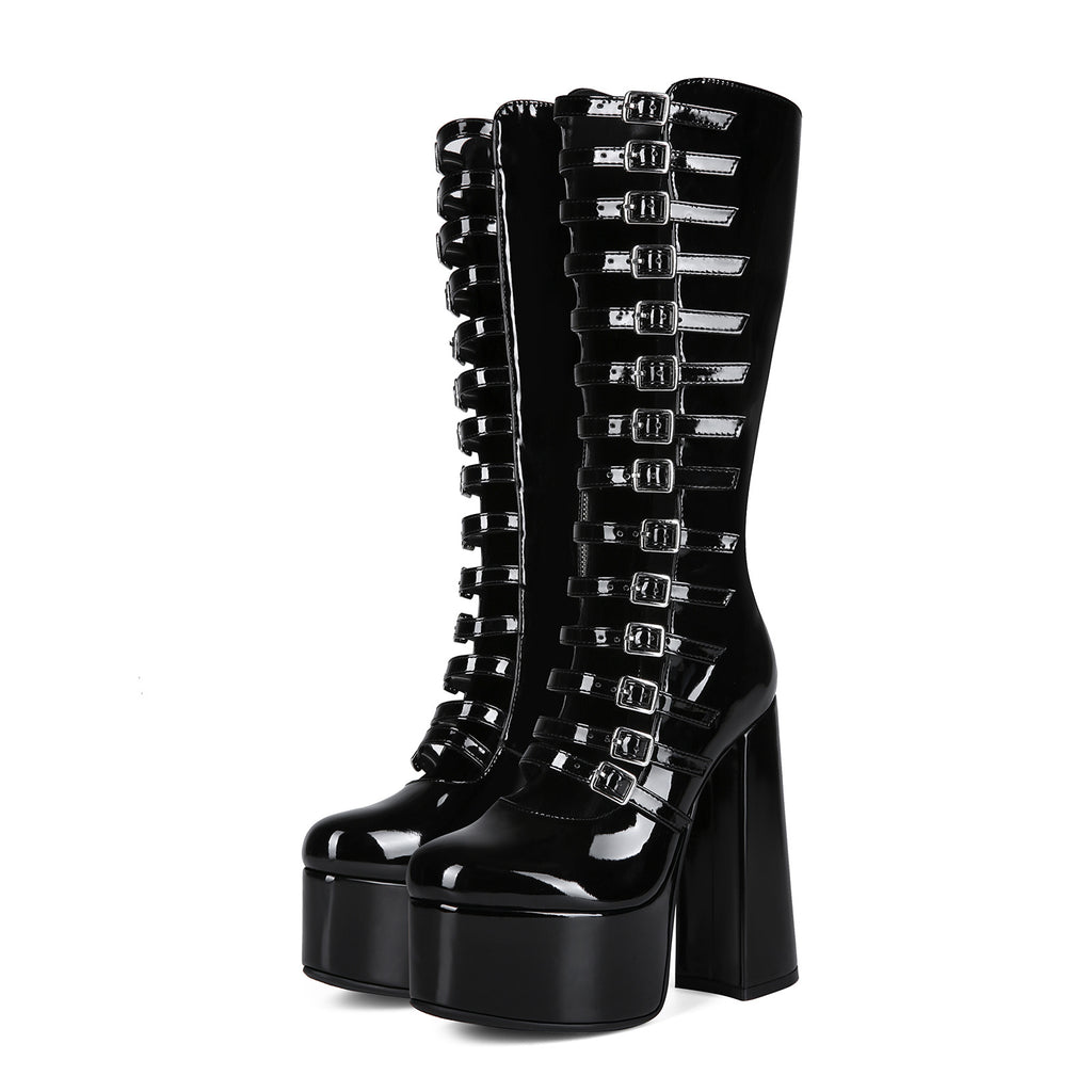 Gothic platform boots