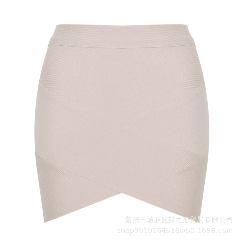 High Waist Bandage Mini Skirt