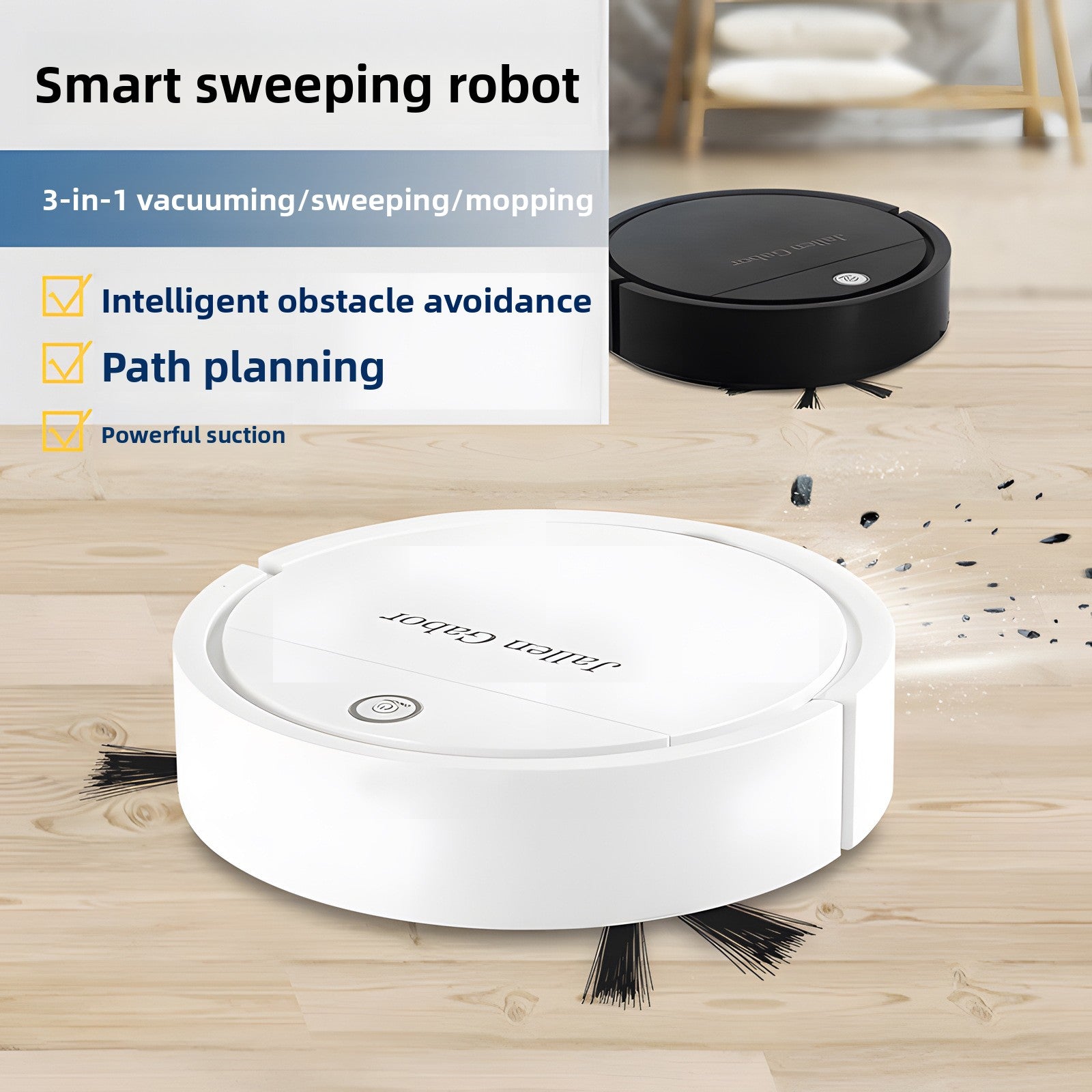 Fully automatic floor cleaning robot