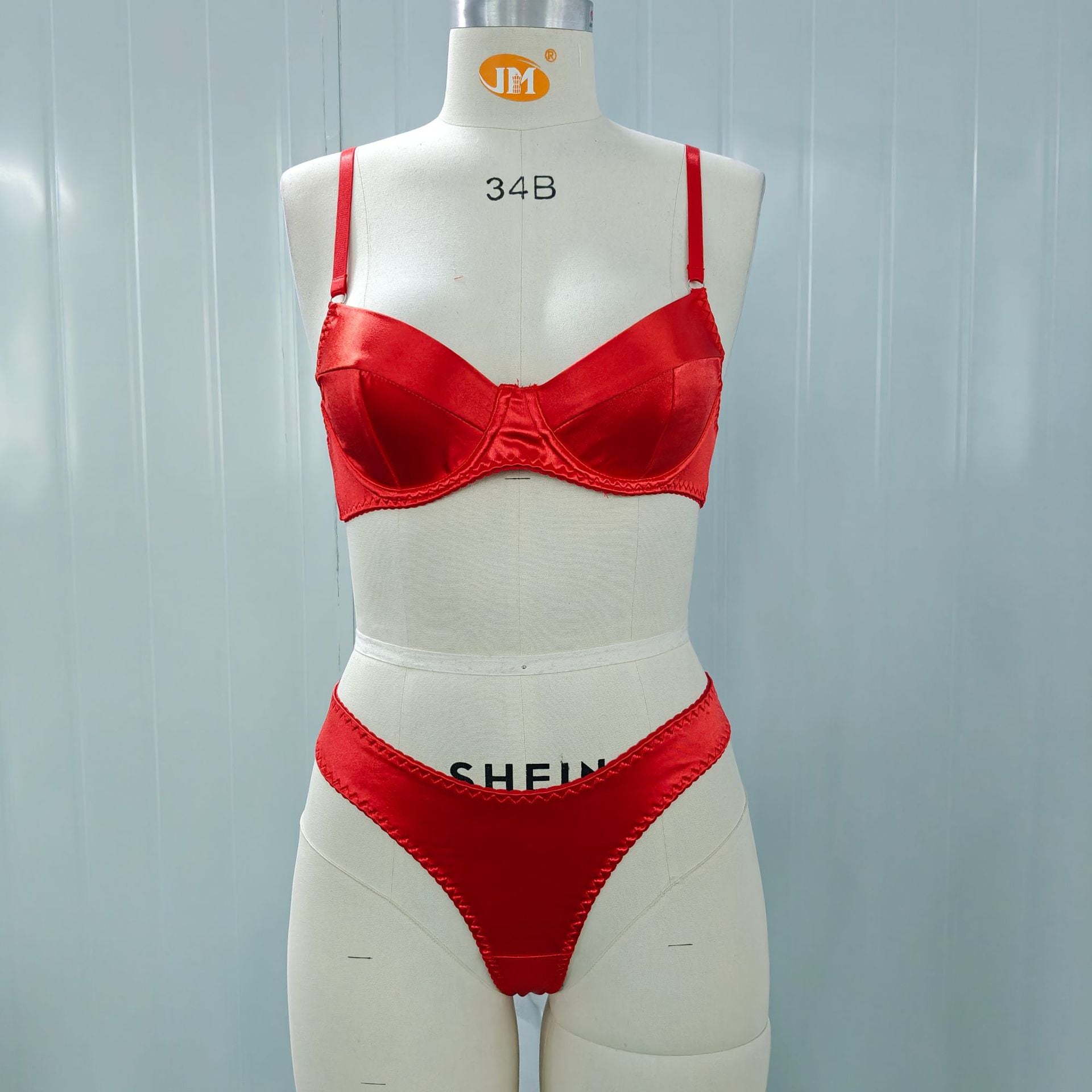 Elegant Satin Bra and Underwear Set