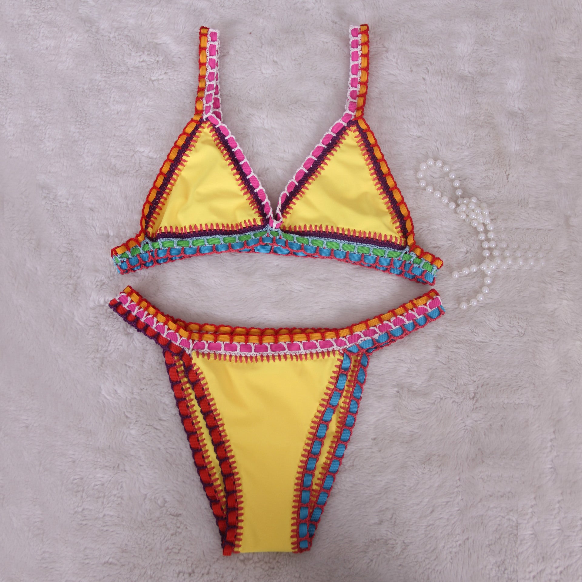 Women's Hand-Knitted Bikini Swimwear