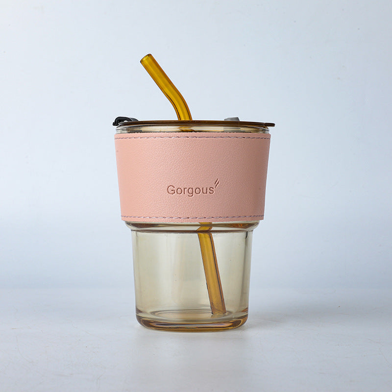 Coffee straw cup
