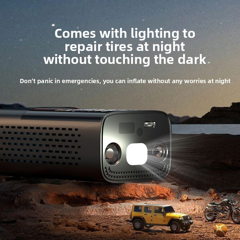 Portable inflator pump rechargeable pump