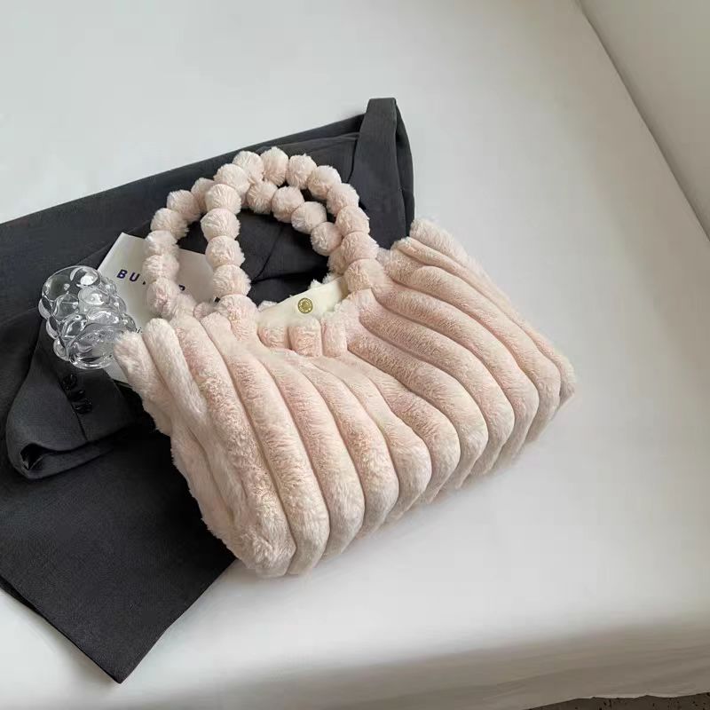 Plush Bags Commuter Fashion Handbags