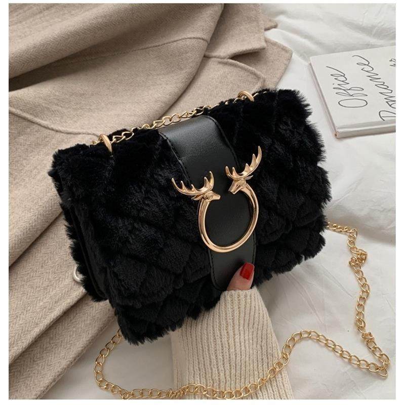 Women's plush small bag