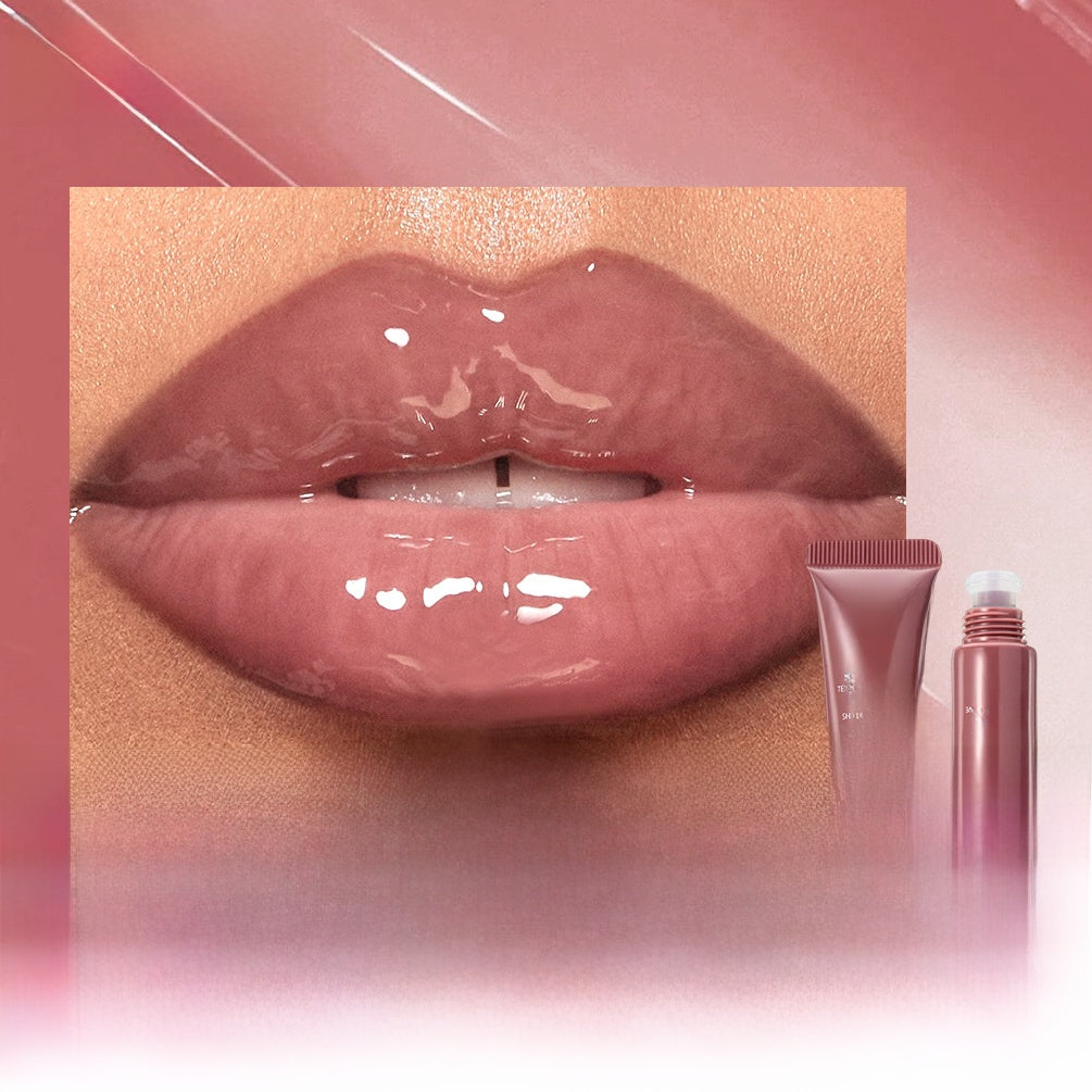 Colored lip gloss liquid