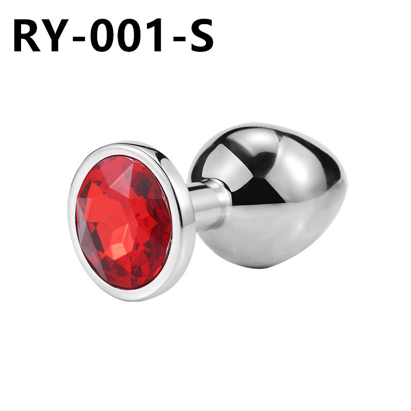Adult erotic metal anal plugs