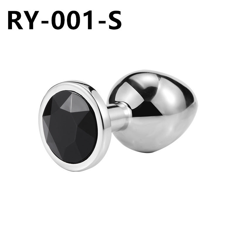 Adult erotic metal anal plugs