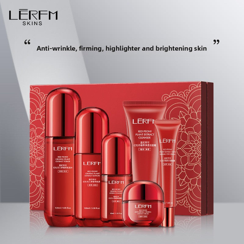 Red Peony Anti-Wrinkle Hydrating Skincare Set