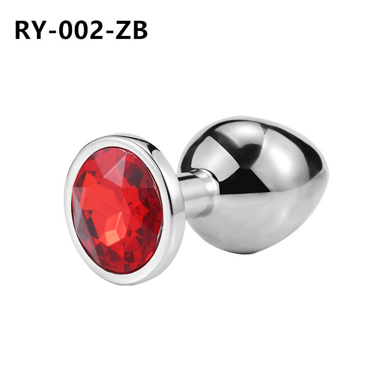 Adult erotic metal anal plugs