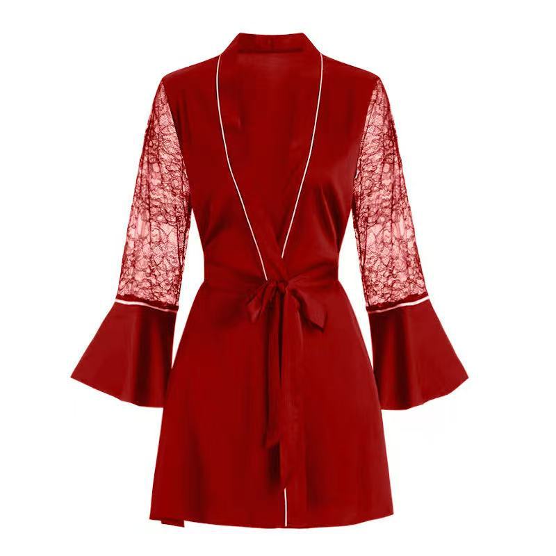 Sexy Lace Sleeveless Nightgown for Women