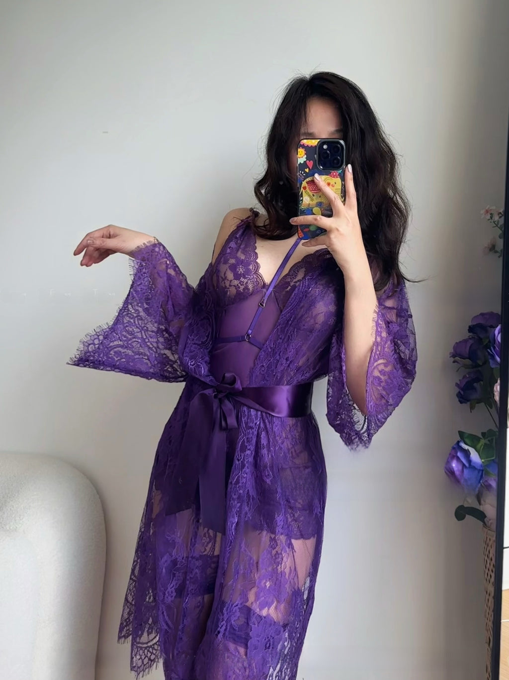 Lace nightgown