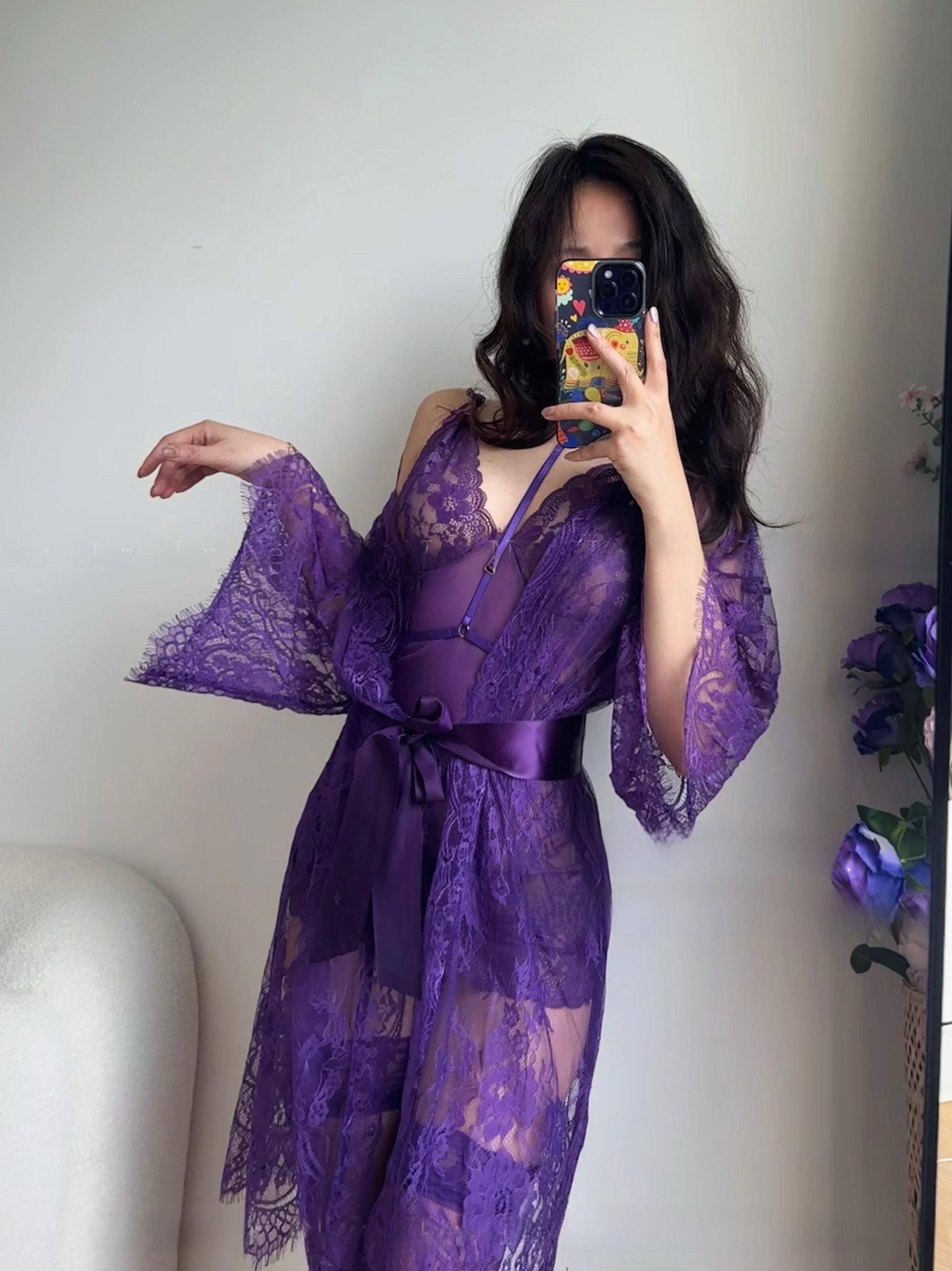 Lace nightgown
