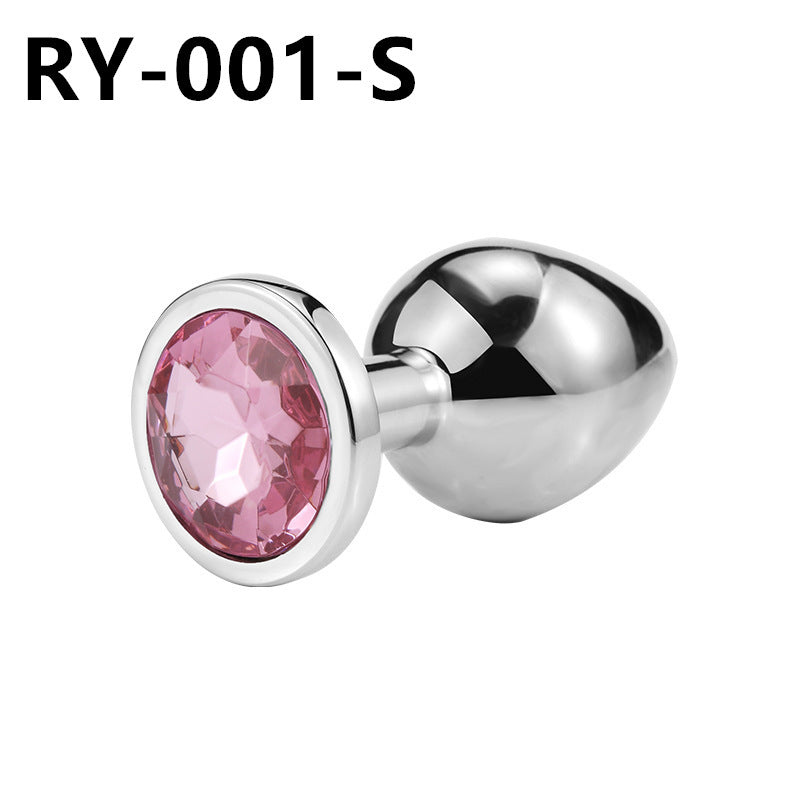 Adult erotic metal anal plugs