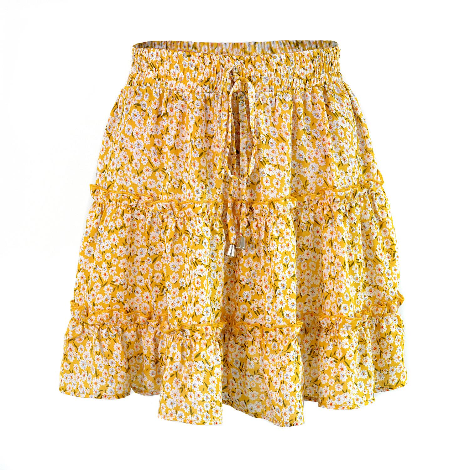 Womens Floral Skirt