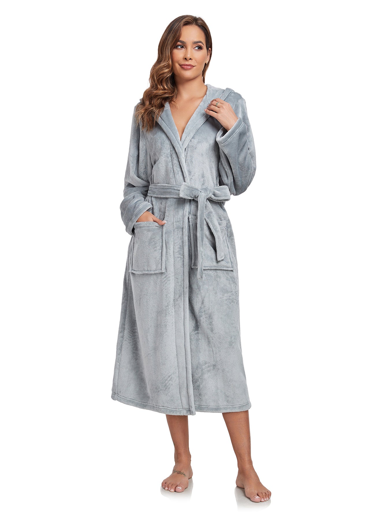Womens Flannel Robe