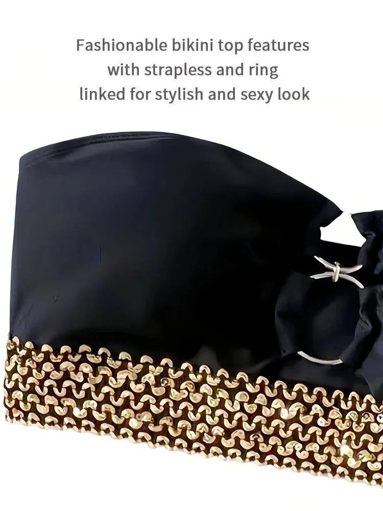 Strapless Bikini Swimsuit for Women