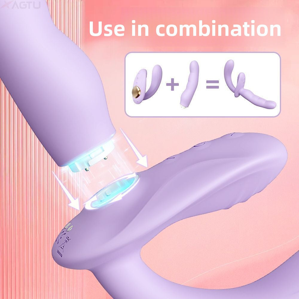 Double-headed vibrating rod adult product