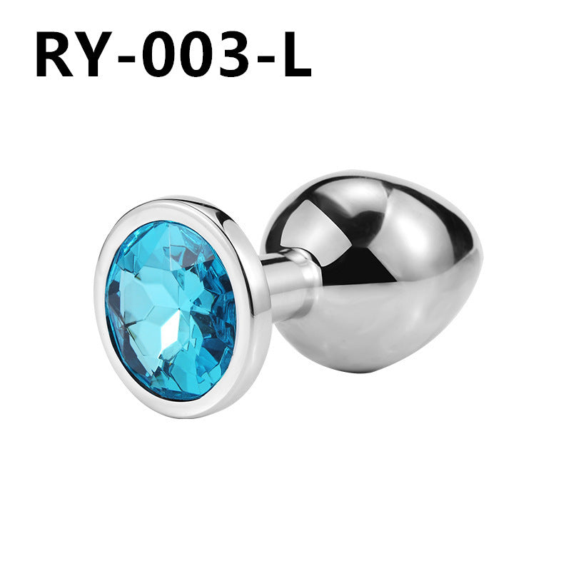 Adult erotic metal anal plugs