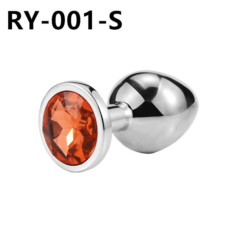 Adult erotic metal anal plugs