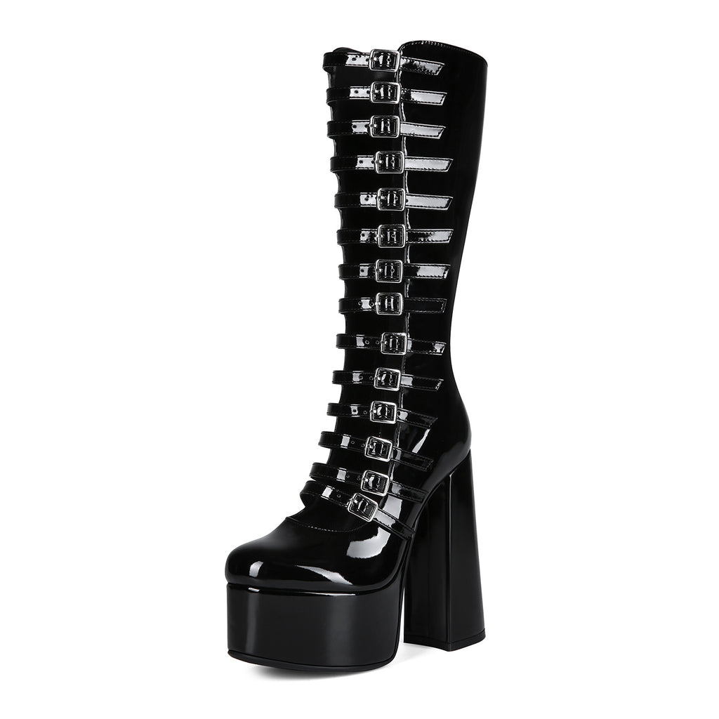 Gothic platform boots