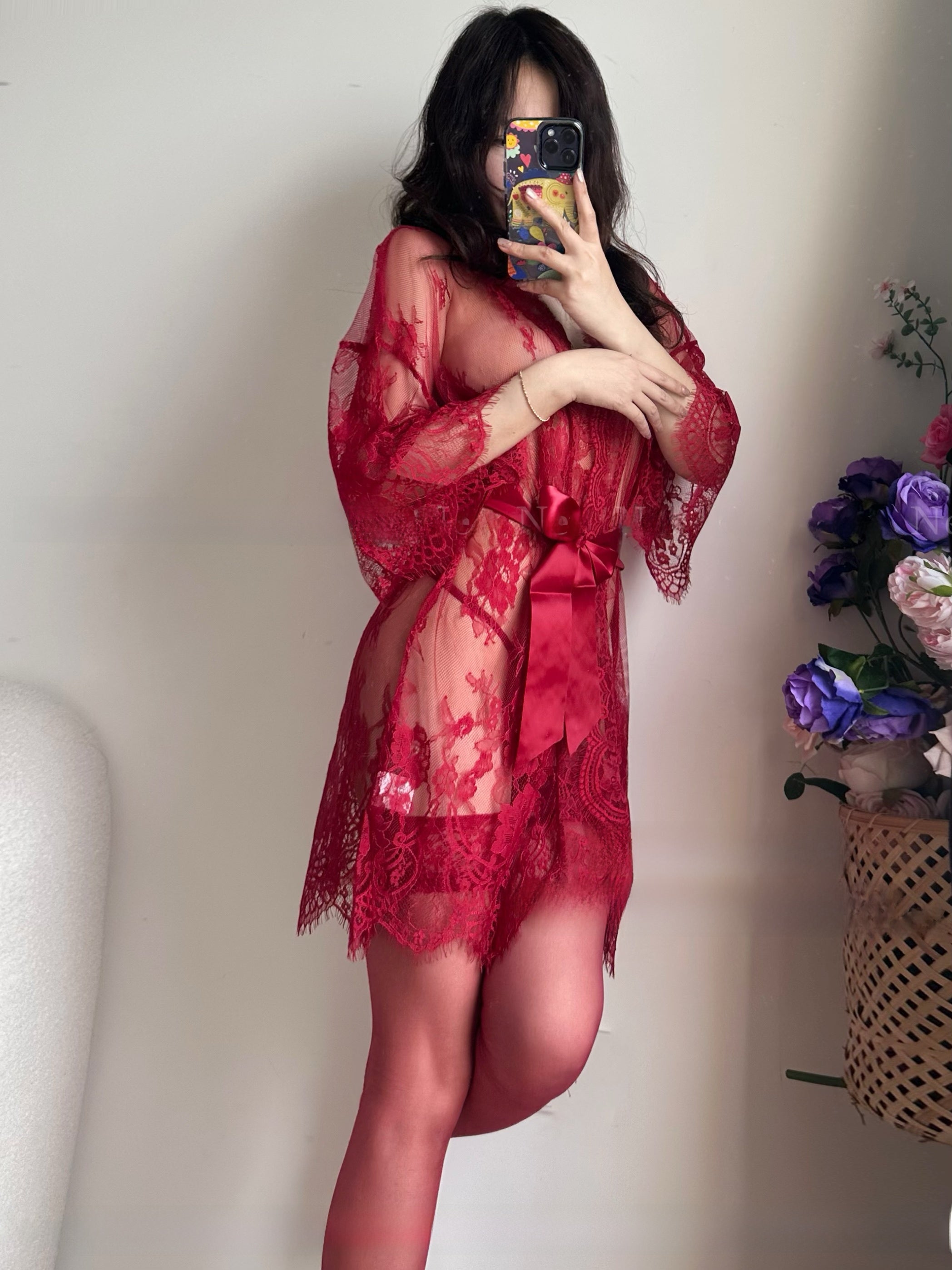 Lace nightgown