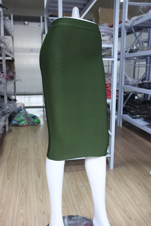Fashion Bandage Knee-Length Skirt in Multiple Colors