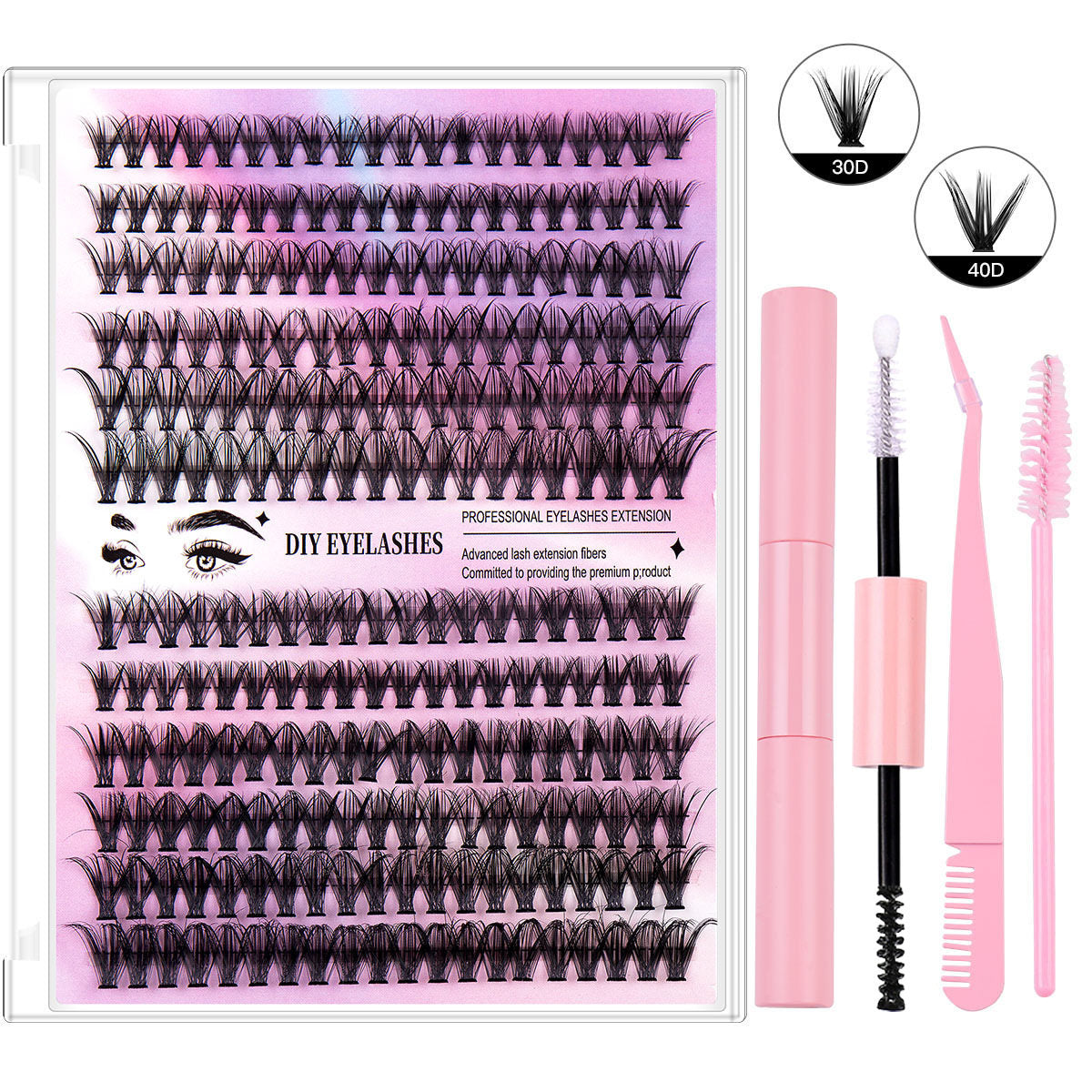 Eyelash extension kit