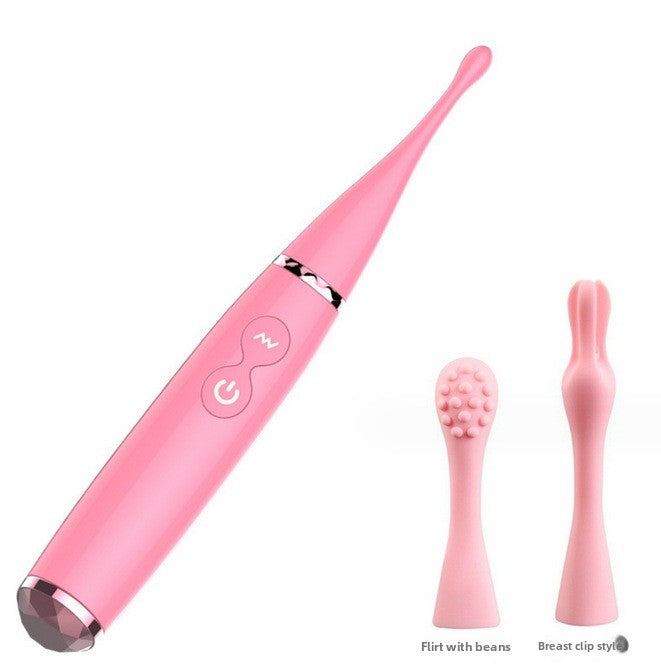 Female vibrating dildo self-stimulator