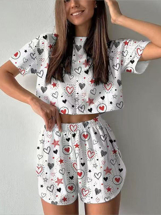 Women's Short Sleeve Pajama Set