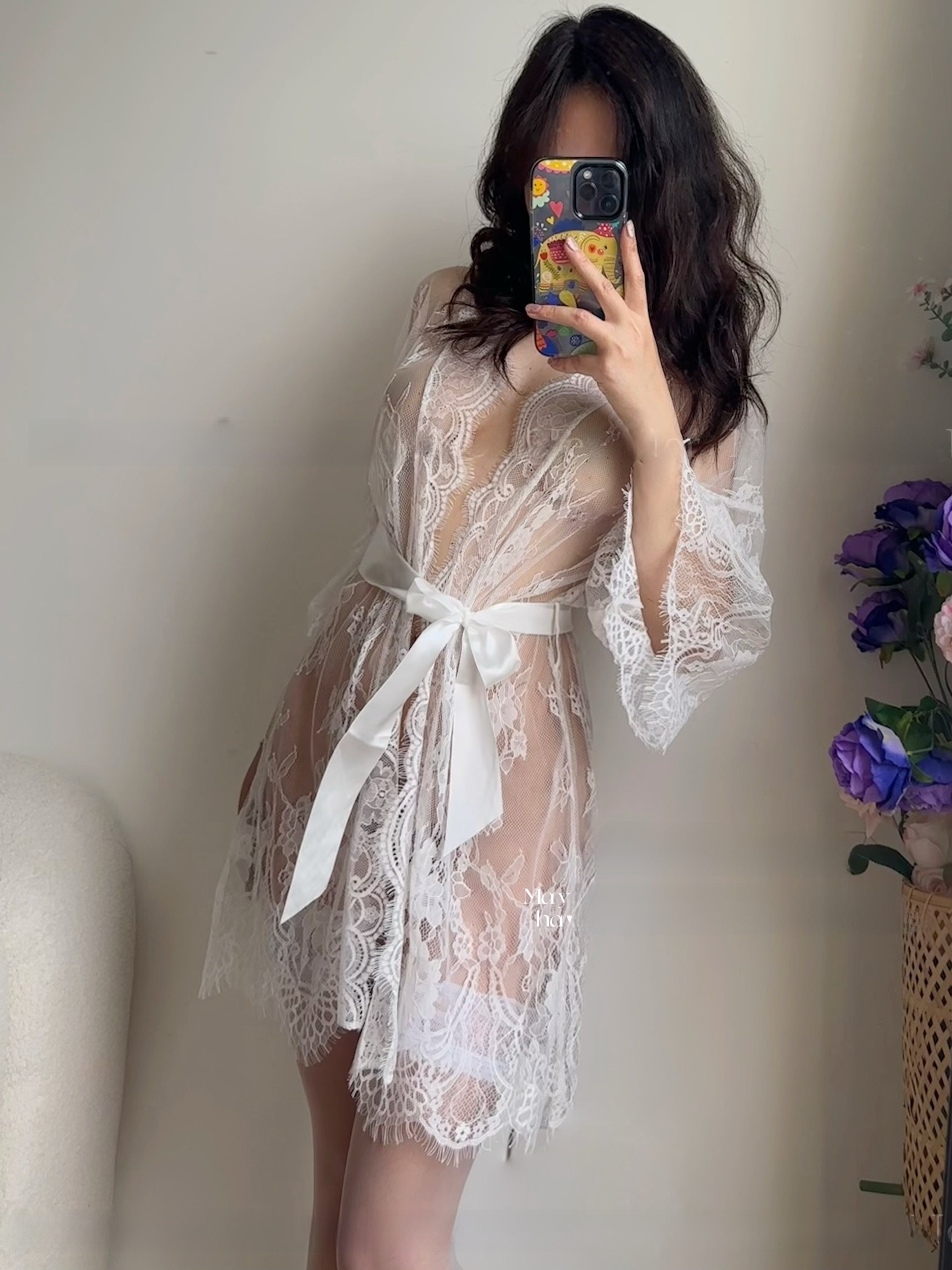 Lace nightgown