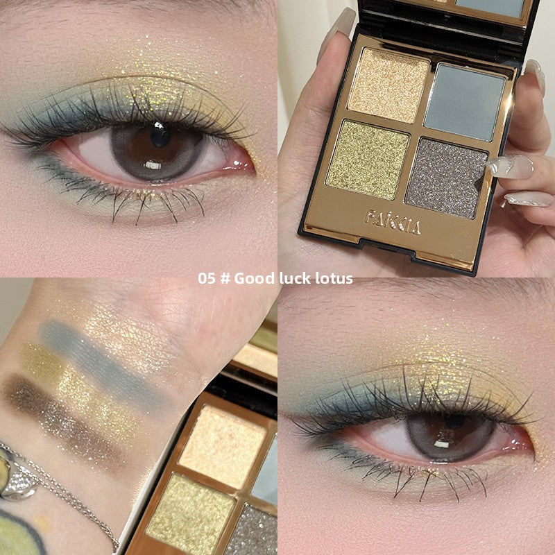 Four-color eyeshadow palette