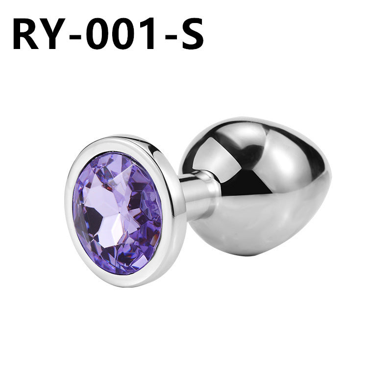 Adult erotic metal anal plugs