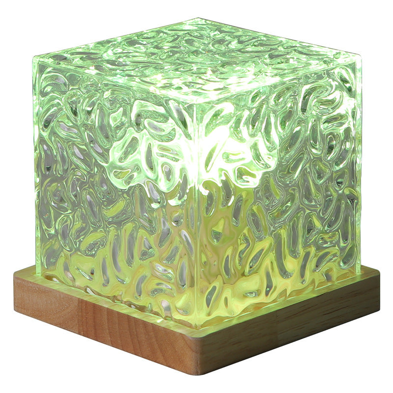 Water ripple bedside night light