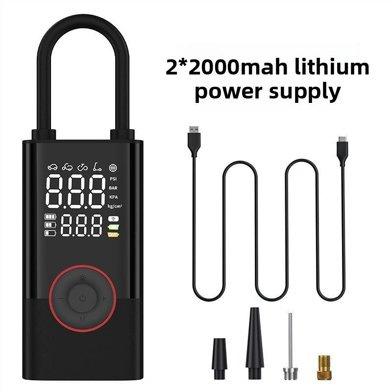 Portable inflator pump rechargeable pump