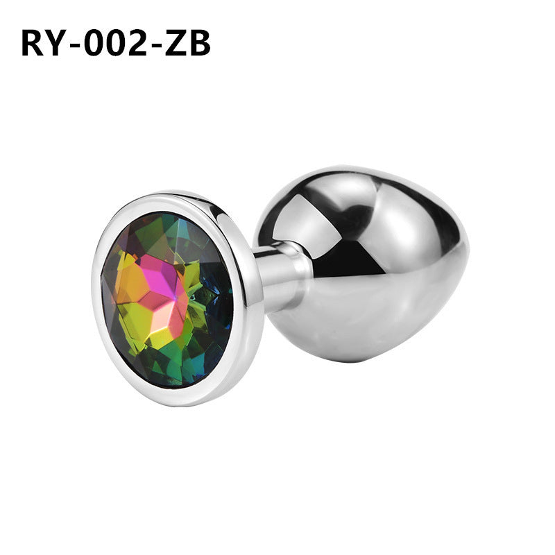 Adult erotic metal anal plugs