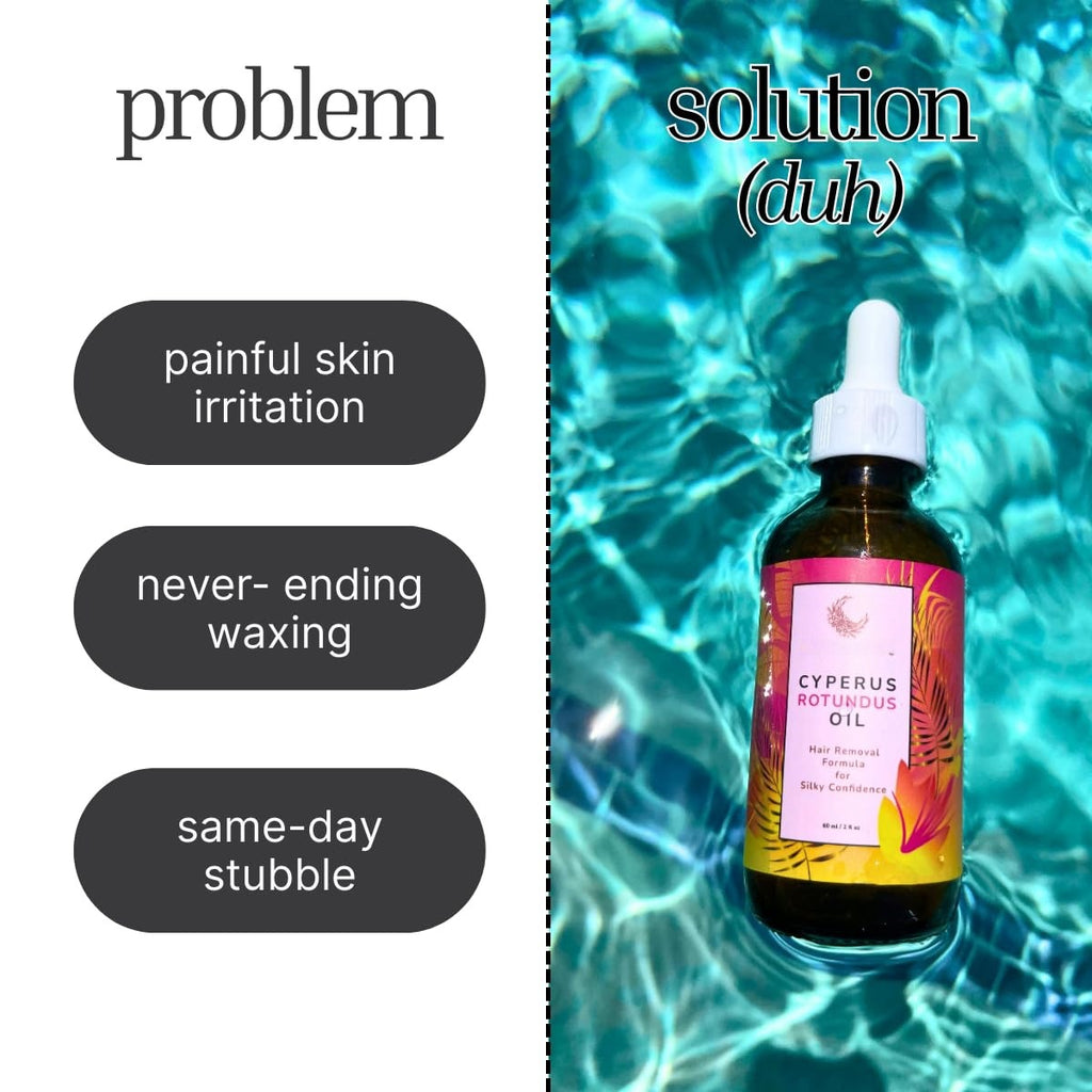 Moisturizing, soothing, and gentle hair removal essence oil