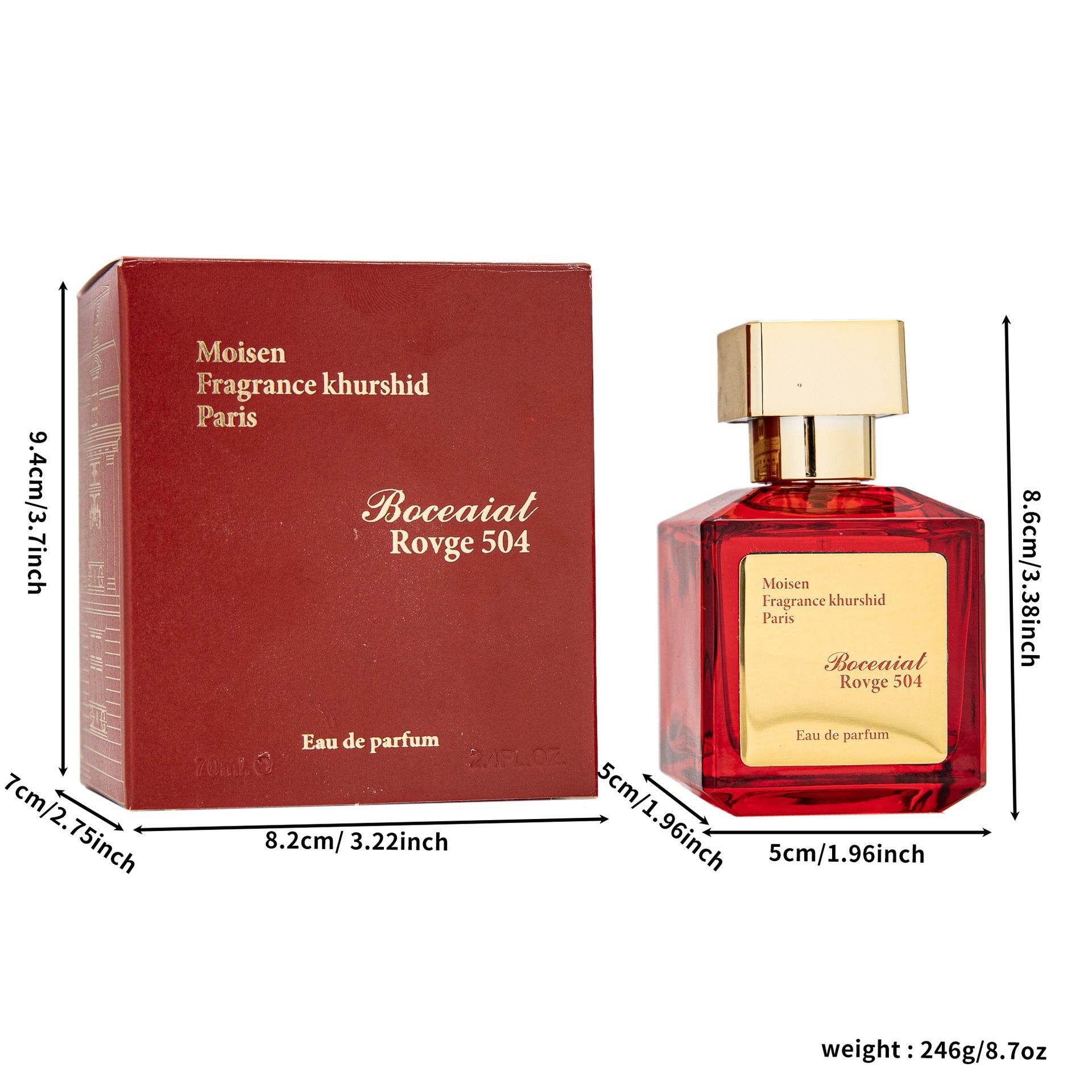 Rose Red Perfume with Ebony and Floral Notes
