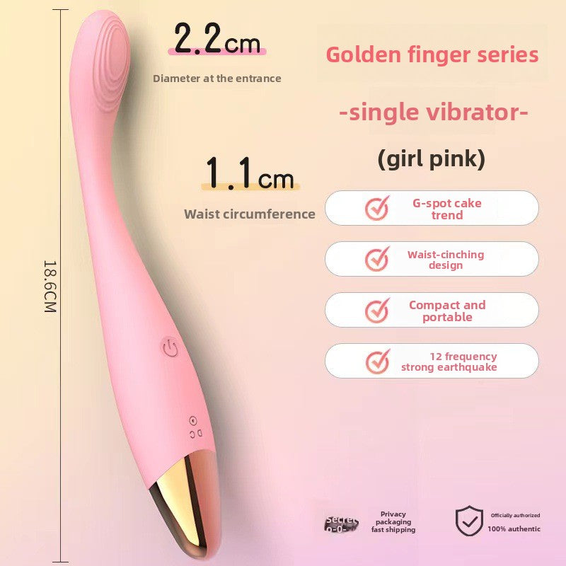 Female heated massage vibrating stick
