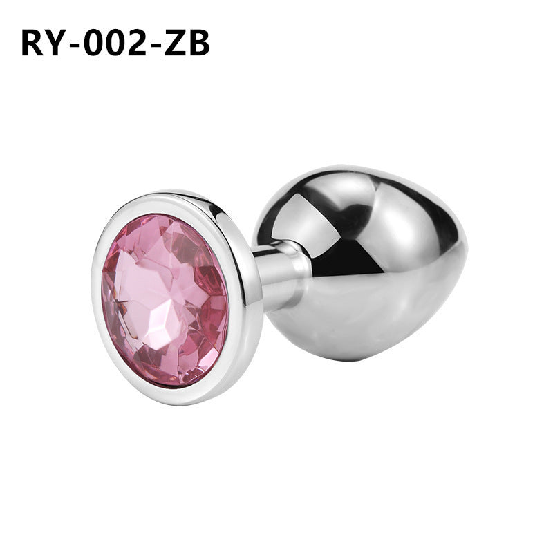 Adult erotic metal anal plugs