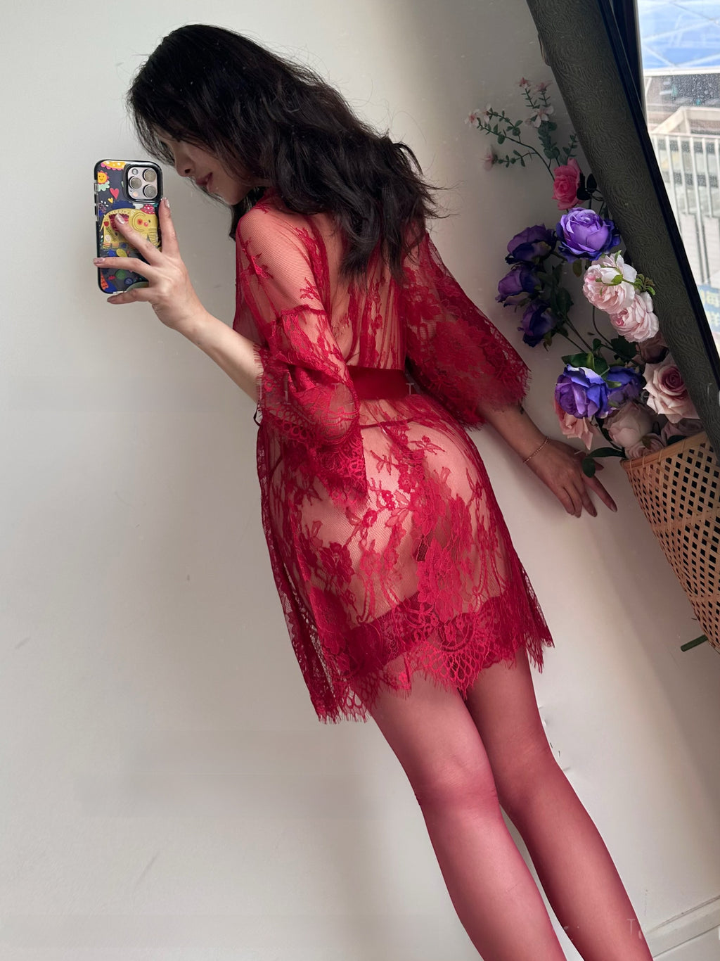 Lace nightgown
