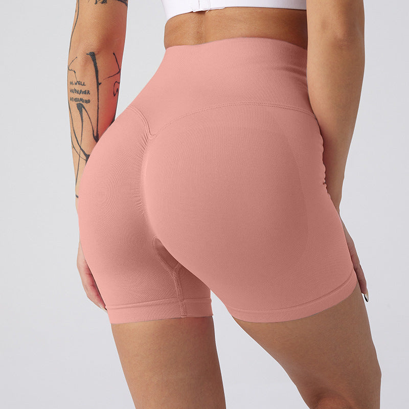 High-Waisted Yoga Shorts Breathable Sports Leggings