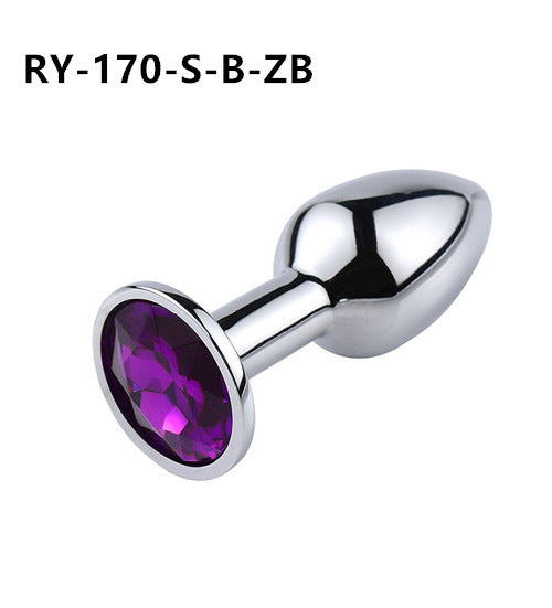 Adult erotic metal anal plugs