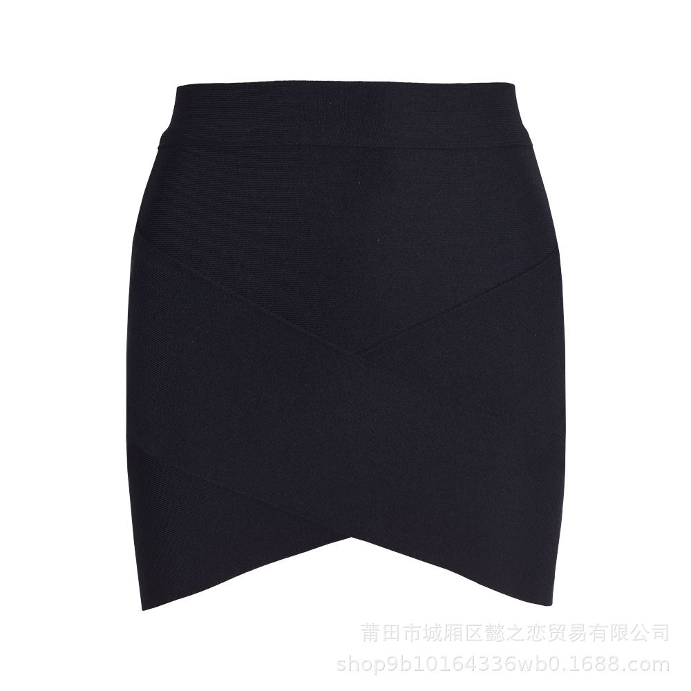 High Waist Bandage Mini Skirt