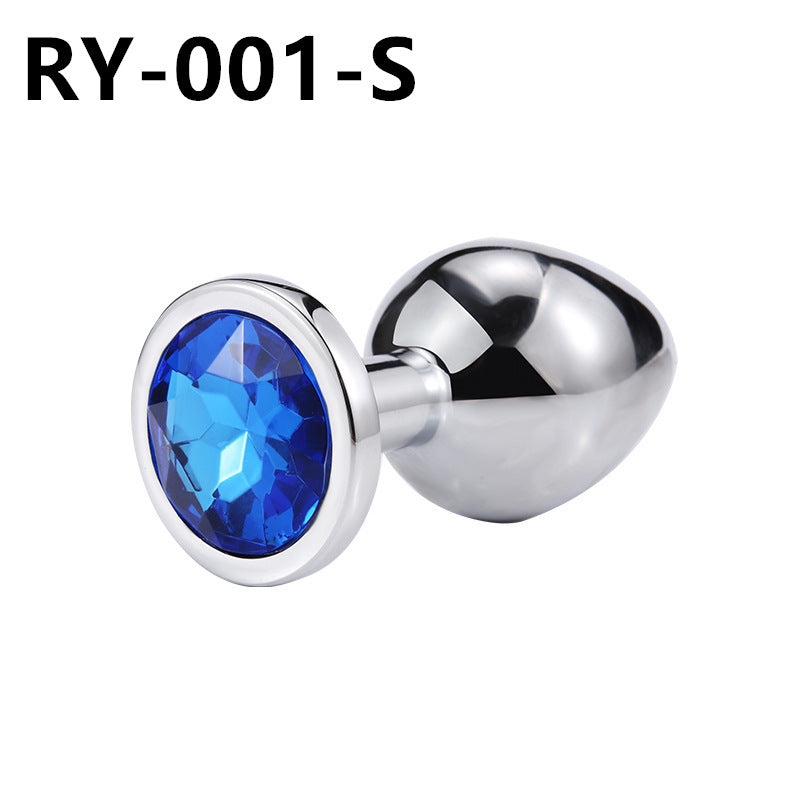 Adult erotic metal anal plugs