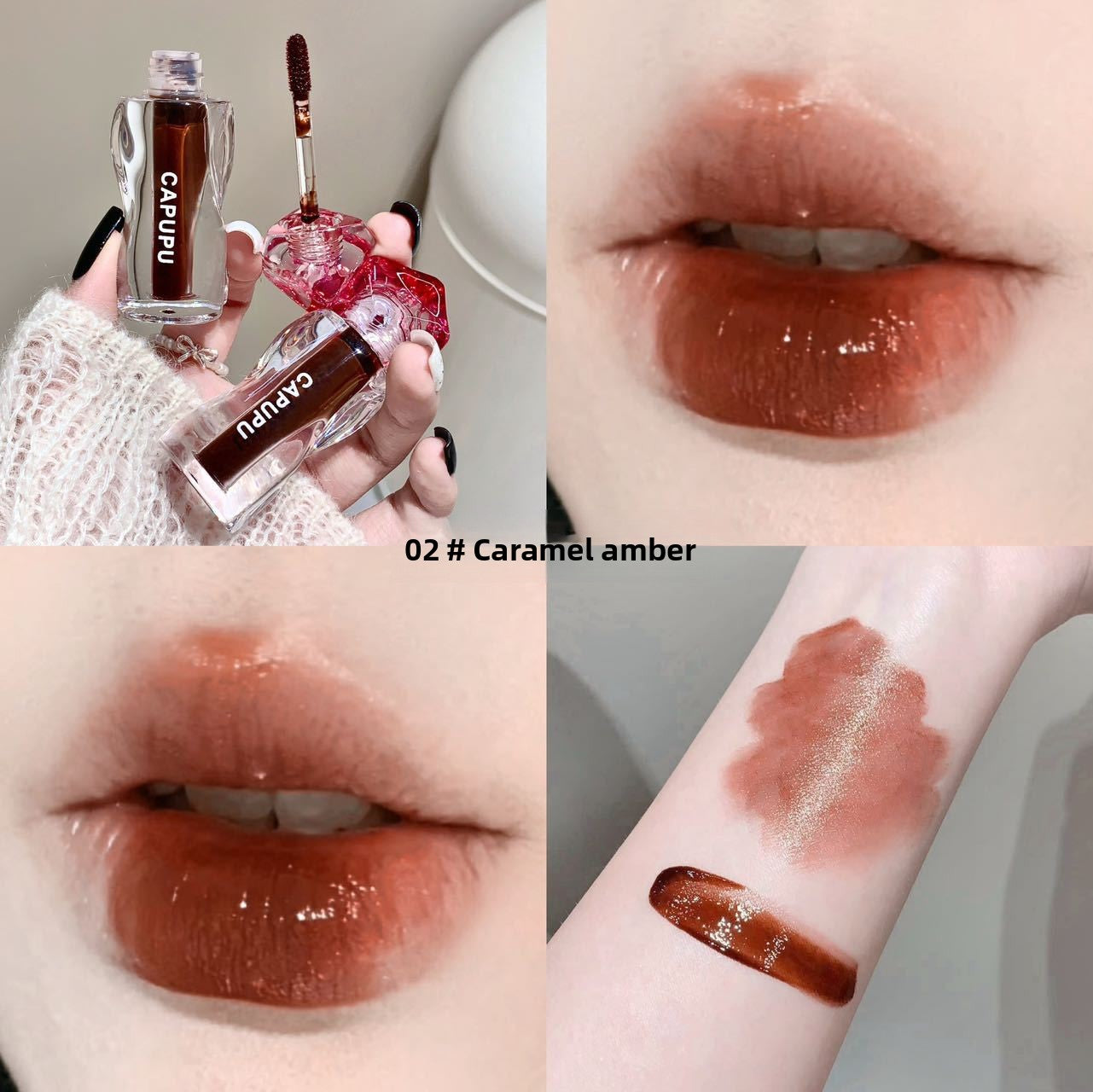 glossy lip glaze