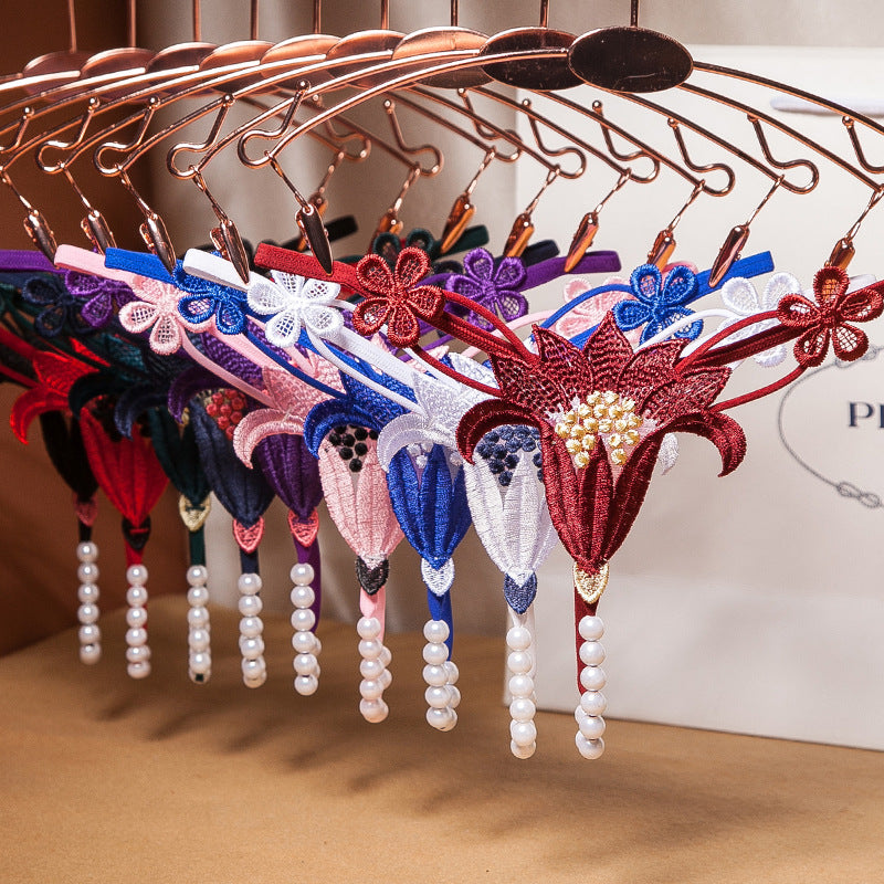 Sexy and hot hollowed-out pearl one-string romantic underwear